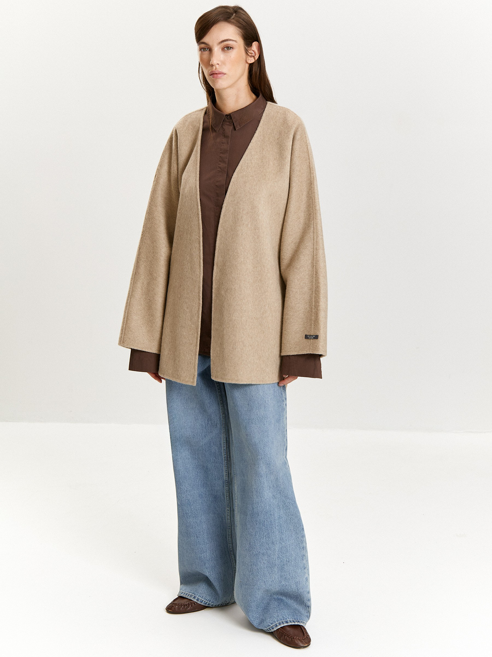 Полупальто из шерсти